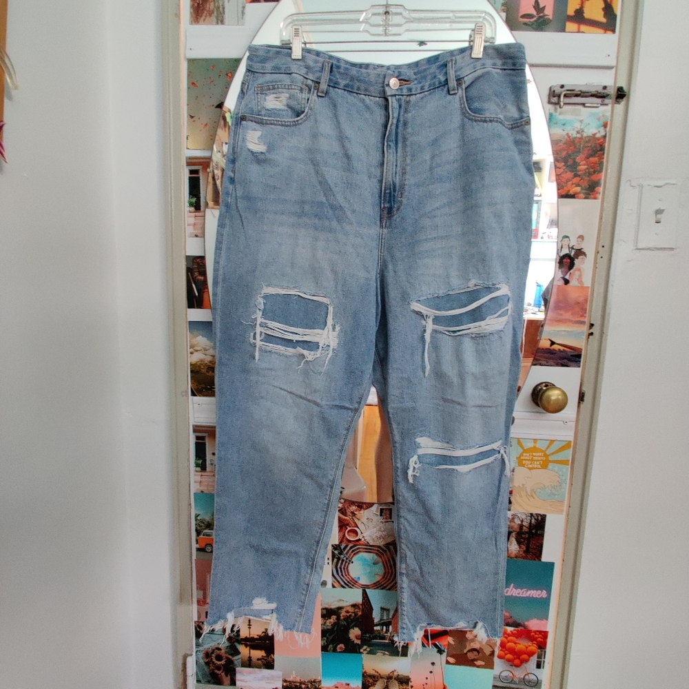 American eagle mom jeans